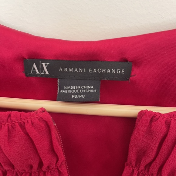 Armani Exchange dark red dress - Picture 2 of 7